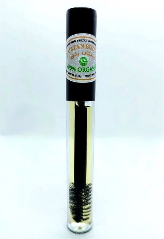 Convenient mascara-oil of usma leaves for the growth of eyebrows and eyelashes Eali "High", 5 ml (long bottle)